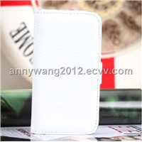 2012 New fashion purse leather case  for iphone