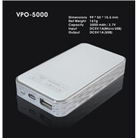 5000mAh power bank for ipad& smart phone