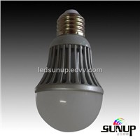7W LED Bulb Good Heat Dissipated E27 Cap
