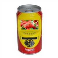 7 inch Cola Can POP Advertising Display for In-store Screen Media Promotion with IR Body Sensor