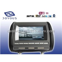 7 inch TFT high definition LCD Car headrest Monitor with FM/IR two AV input