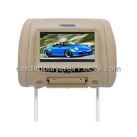 7inch HD Digital screen Car headrest monitor with Digital TV /two AV input/IR