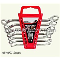 7pcs Double Offset Ring Spanner Set/ box-end wrench=ABW001 combination wrenches/open ended wrenches