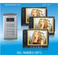8.3'' Color video door phone with ID unlocking and Image memory  function