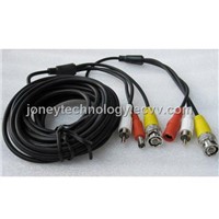 BNC+RCA+DC for Video Cable Audio Power CCTV Cable-5m-100m Each Pieces