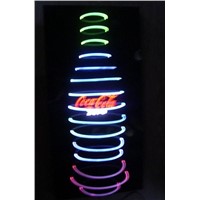 Bottle Shape Neon Look LED Indoor Light Box