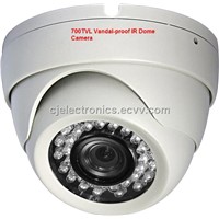 CCTV Dome Camera-CJ-CK6129D 700TVL Vandal-Proof IR Dome Camera