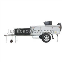 Camper Trailer with Aluminum Checker Plate