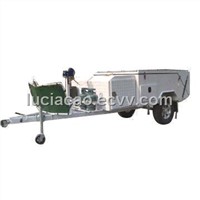 Camper Trailer with Fully Zinc Plating and Aluminum Chequered Plate
