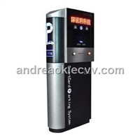 Car Park Management System with Barcode Ticket Dispenser and Steel/Tempered Glass Housing