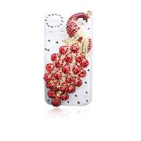 Cell phone 3D Rhinestone case for iPhone 4S/4G