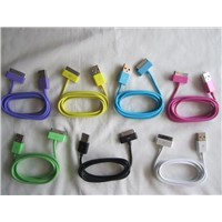 Colored USB Cable, Suitable for iPhone 4S, iPad 3 and iPod Touch