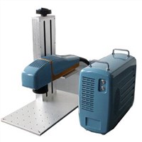 Compact fiber laser marking machine