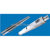 Conical twin  screw and barrel