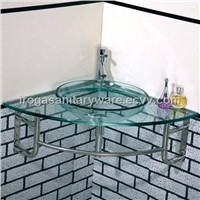 Corner Glass Wash Basin (VS-6043)