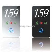 Crystal Glass Electric Doorbell System With DND For Hotel