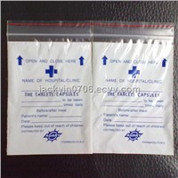 Custom printed medical ziplock bags