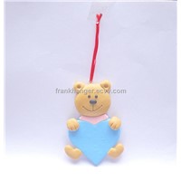 Cute animal Polymer clay of christmas tree hanging ornaments