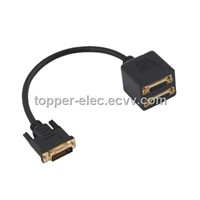 DVI M TO 2*DVI F Cable (TP-A2120)