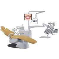 Dental chair wih Aluminum Base for Backrest and Strong Steel Base for Chair