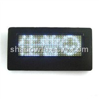 Digital LED name tag/badge