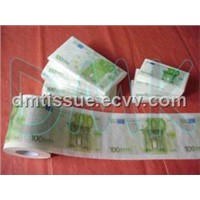 Euro printed toilet paper, paper napkin,facial tissue