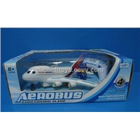 FOUR CHANNEL REMOTE CONTROL PLANE WITH MUSIC WITH LIGHT