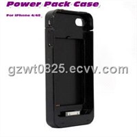 2020mAh Power Pack Case for iPhone4/4S, with 2 batteries