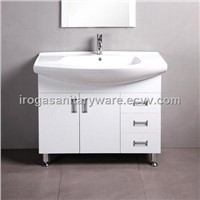 Free Standing PVC Bathroom Furniture (IS-3016)