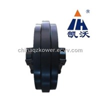 Front idler for excavator and bulldozer