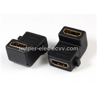 HDMI Female to HDMI Female Panel Adaptor,90 Degree Angle Type (TP-HA049)