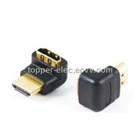 HDMI Male to HDMI Female Adaptor,90 Degree Angle Type (TP-HA055)