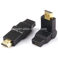 HDMI Male to Mini HDMI Female Adaptor, Swing Type(TP-HA034)