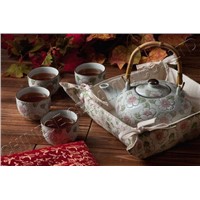 Hand-painted teapot gift set