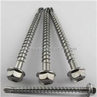 Hex washer flank self drilling screws