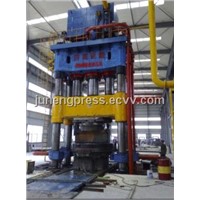 Hydraulic open die forging press