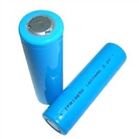 IFR18650-1400mAh Li-Fe Rechargeable Batteries with 3.2V Nominal Voltage and 1,400mAh Rated Capacity