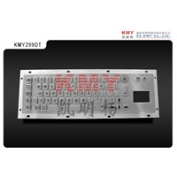 IP65 Kiosk Metal Keyboard with Touchpad for Kiosk Solution