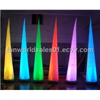 Inflatable LED cone, lighting decoration for party