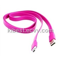 KB-SJX021 Colorful flat MICRO usb cable