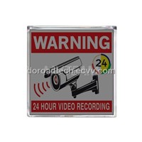 LCD CCTV Sign Luminaires/CCTV Warning Sign