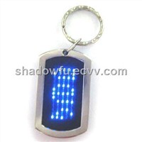 LED ID tag/keyring/name tag