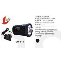LED rechargeable searchlight