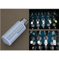 Led corn light with milky cover hight power 41pcs 5050SMD 7W led corn lamp