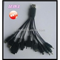 Multi 10 in 1 Universal Cell Phone USB Charger Cable