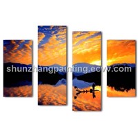 NEW ! SUNSET WALL ART DECORATION PAINTINGS!