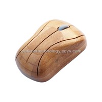 Natural bamboo radiation proof wireless mouse