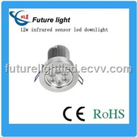 Newest!!! Exclusive sales high power 12w with infrared sensor led downlight