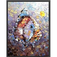 Newest abstract fish oil painting