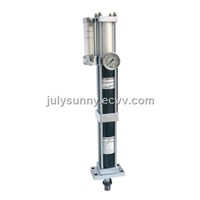 Oil and air seperating cylinder